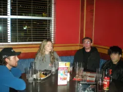 Dan Rae Chris and me at Red Robin