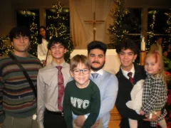 Cousins on Christmas Eve