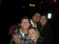 Kyler Channing Emily and Saul at The Local 907