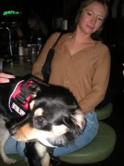 Camille and Milo at Jameson's