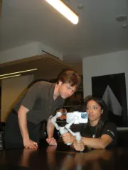 Clev and Jalon filming the TMR Show