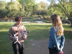 Clev and Choe filming the TMR Show