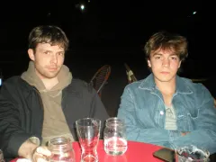 Clev and Lorenzo Z at Figaro Bistro