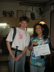 Clev and Jalon filming the TMR Show