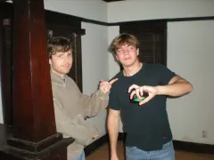 Clev and Lorenzo Z in the Scary House