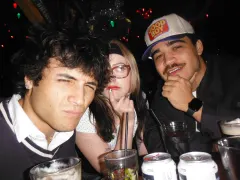Me Bat and Grace at Cha Cha Lounge