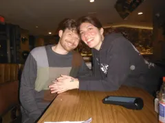 Clev and Jess at Clark Street Diner