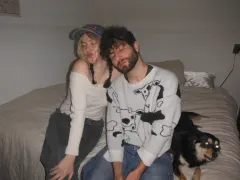 Grace Elie and Milo