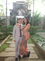 Clev and Jess at the Reception
